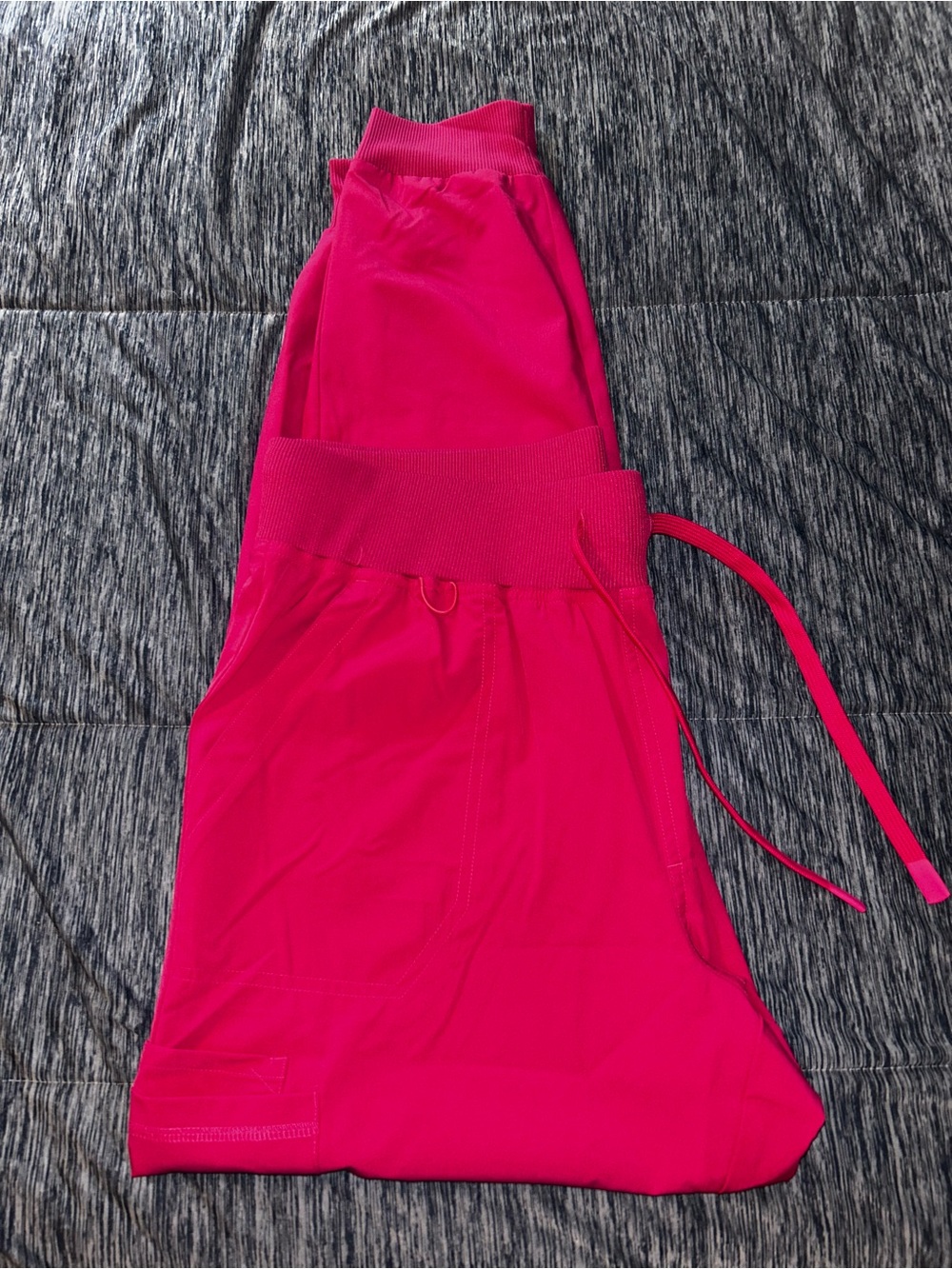 Bright Pink Scrub Bottoms-Large